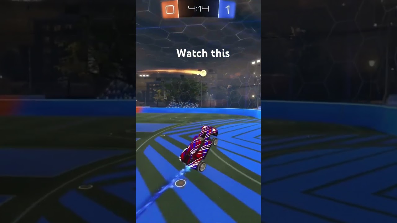Sick goal on rocket league
