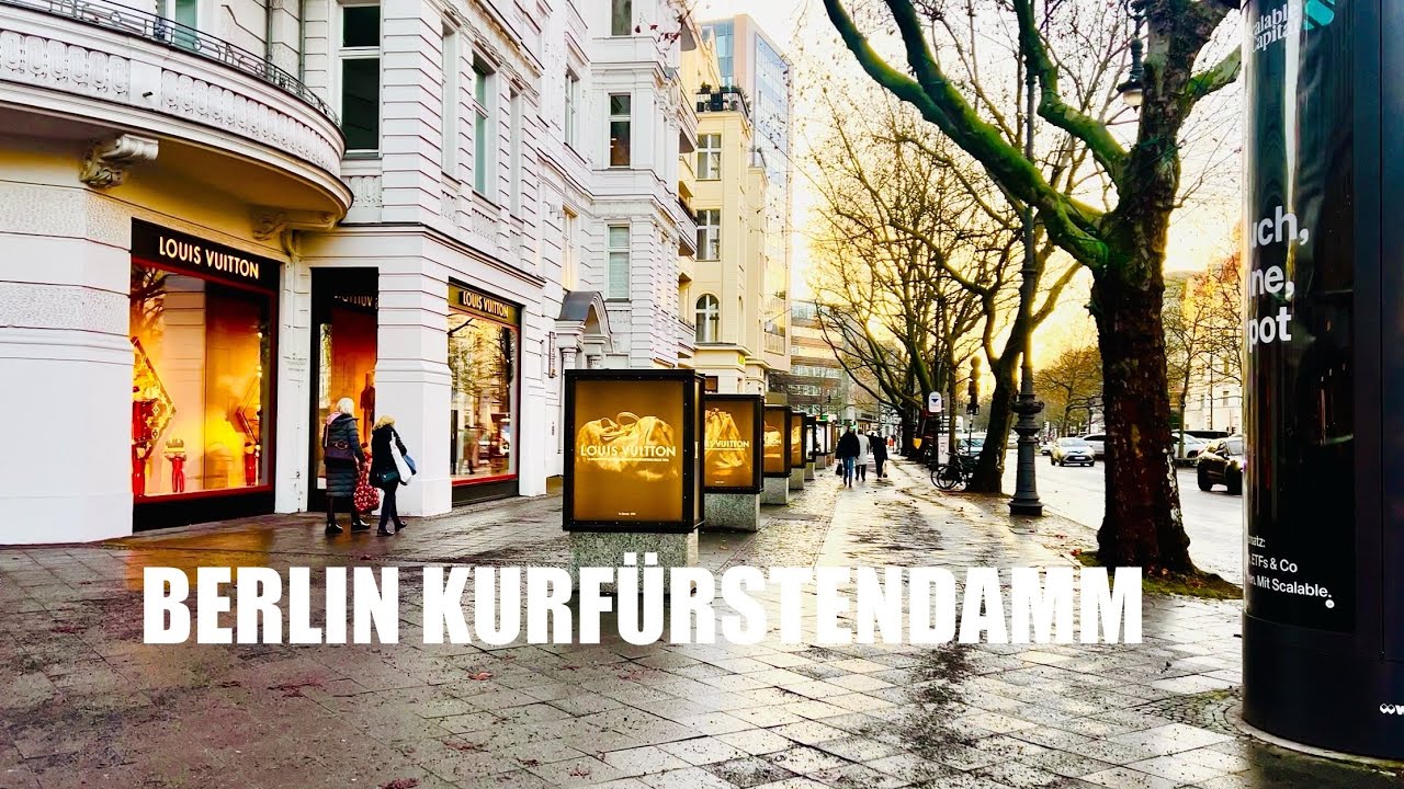 Berlin 🇩🇪 City Walk ☀️ Kurfürstendamm | Spacer od Kaiser Wilhelm Memorial Church| 4K walking tour