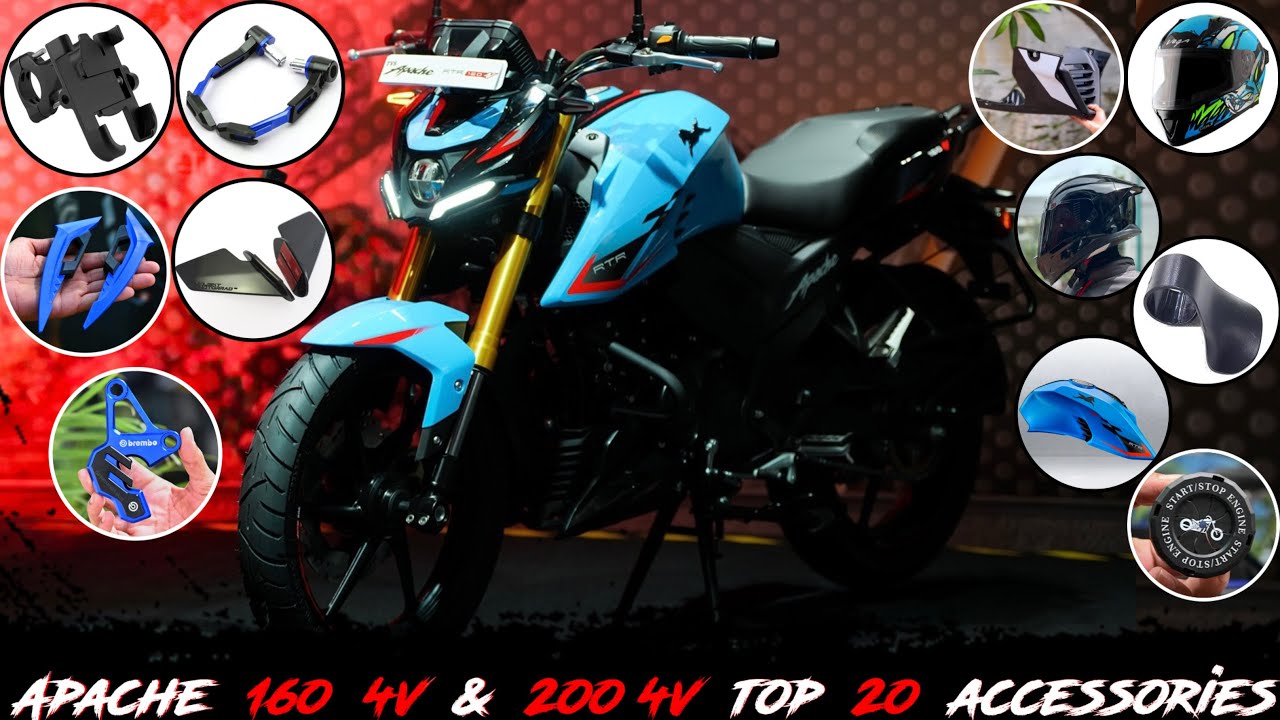 2025 TVS Apache 160 4v full modification 🔥Apache 160 4v TFT  modified 