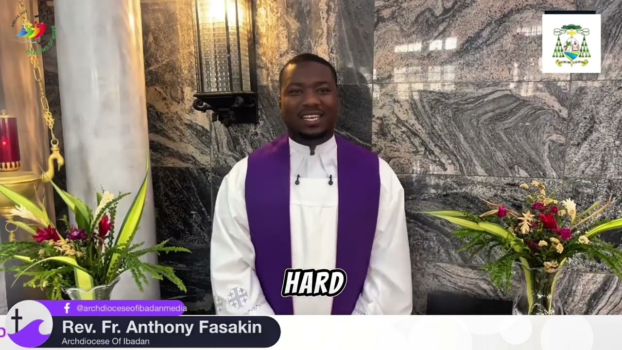 THURSDAY FIRST WEEK OF ADVENT BY FR. ANTHONY FASAKIN
