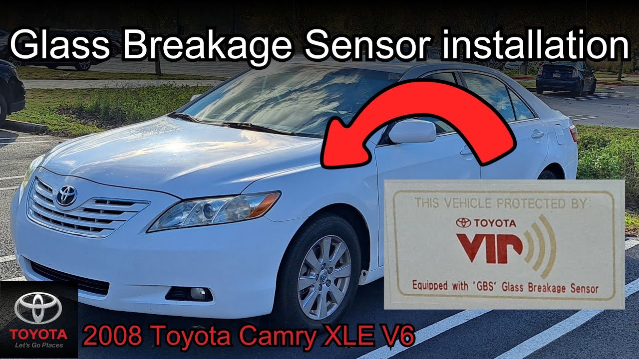 Installing the VIP Glass Breakage Sensor on my 2008 Toyota Camry XLE V6