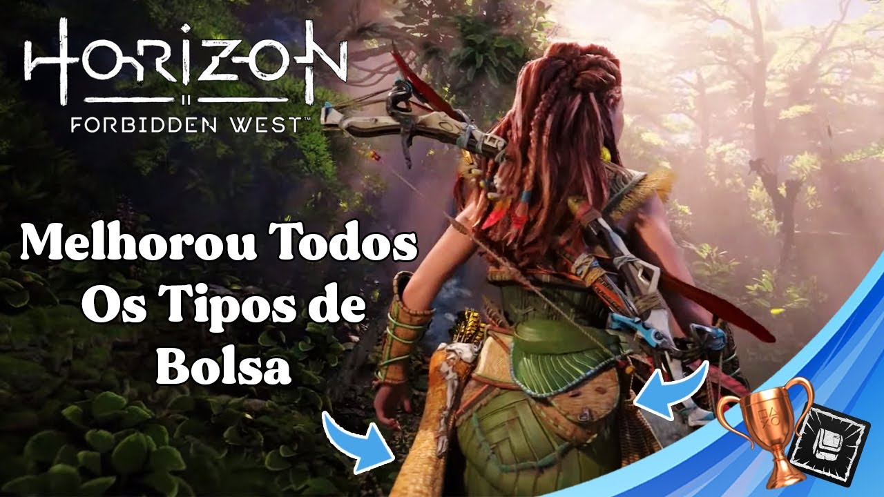 HORIZON FORBIDDEN WEST - TROFÉU MELHOROU TODOS OS TIPOS DE BOLSA - GUIA DE TROFÉUS - PS4