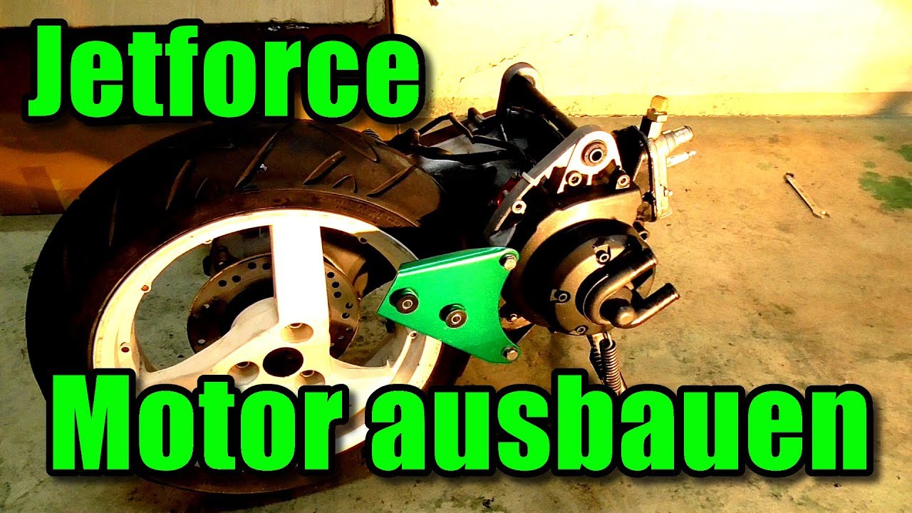 Jetforce Motorblock ausbauen - 25