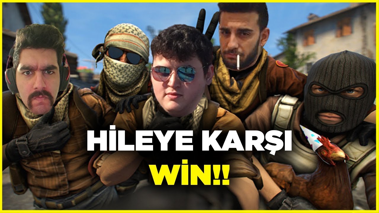 HİLEYE KARŞI WİN! w/ @Flavorr, BlackRose, KatilKedi, Xendrov | CS:GO