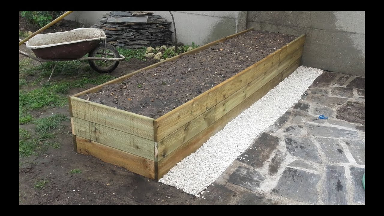 Comment construire une grande jardinière