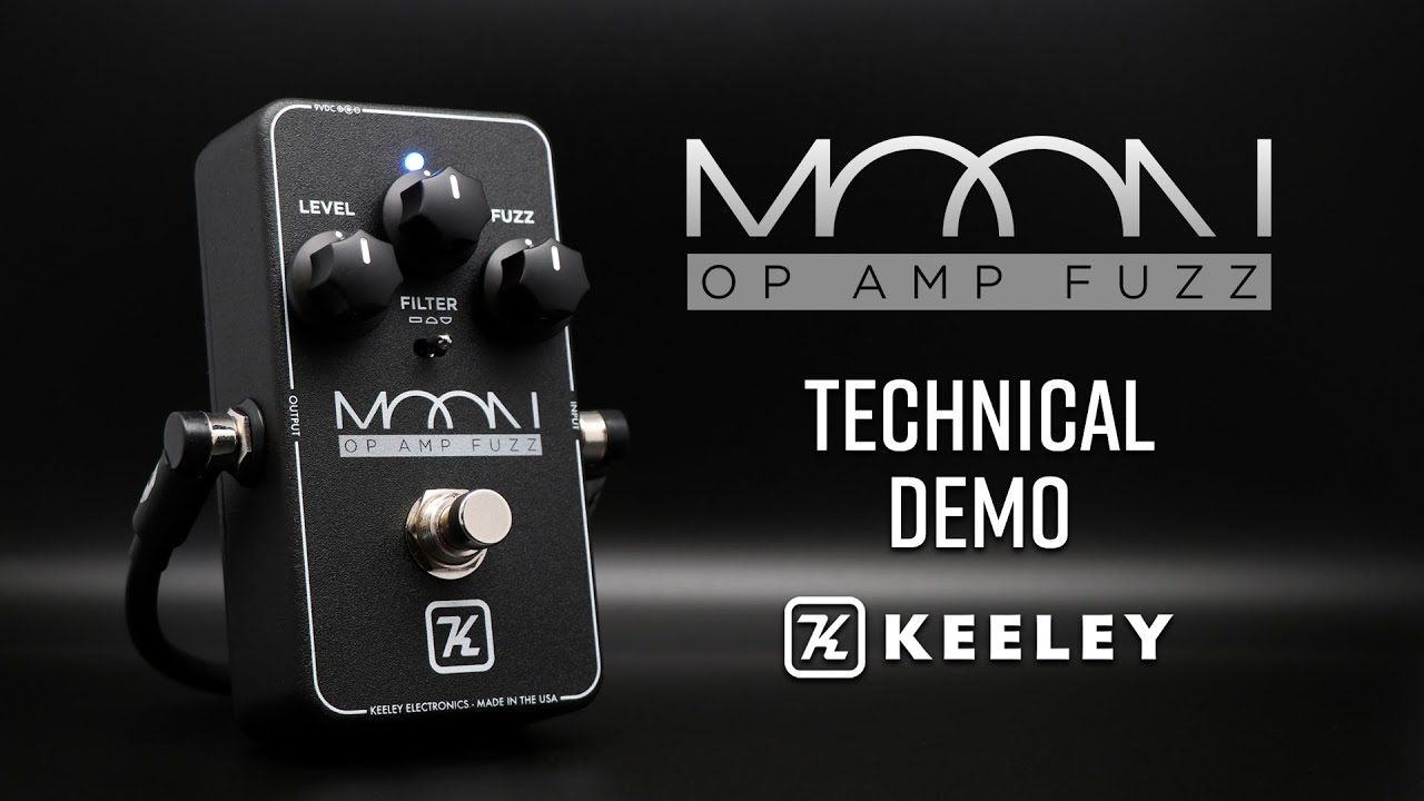 Keeley Electronics Moon Op Amp Fuzz pedal - Technical Demo