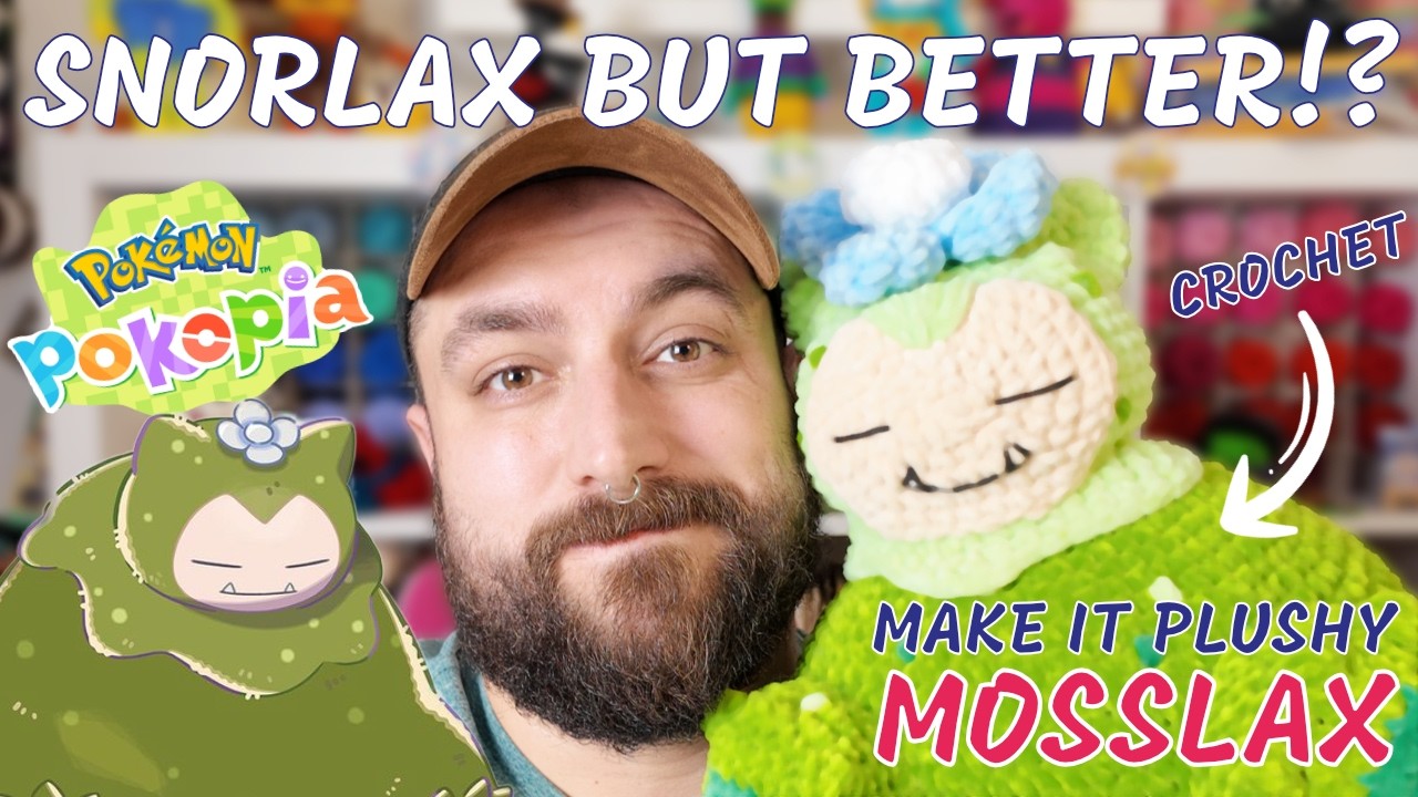 MOSSLAX Crochet Amigurumi - Makin It Plushy (Pokopia)