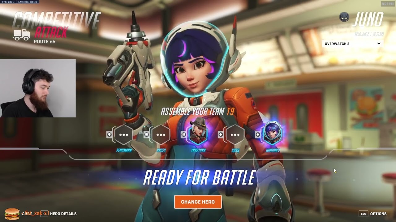 NEW HERO JUNO! DAFRAN JUNO OVERWATCH 2 SEASON 12 GAMEPLAY