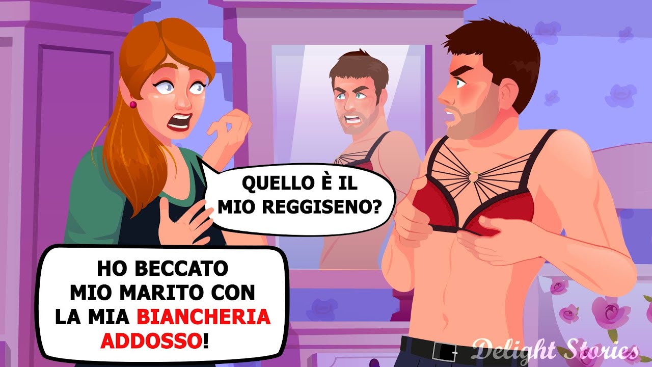 Mio marito indossa di nascosto la mia lingerie