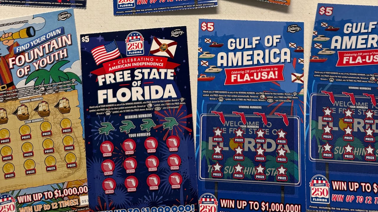 New America 250 FL Scratch Off Manifesting $1,000,000