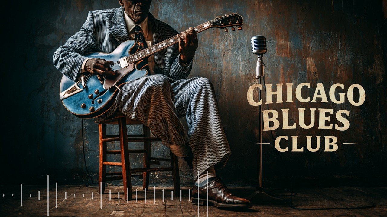 Midnight Chicago Blues Club – Slow & Soulful Blues Guitar Sessions | Vol..20