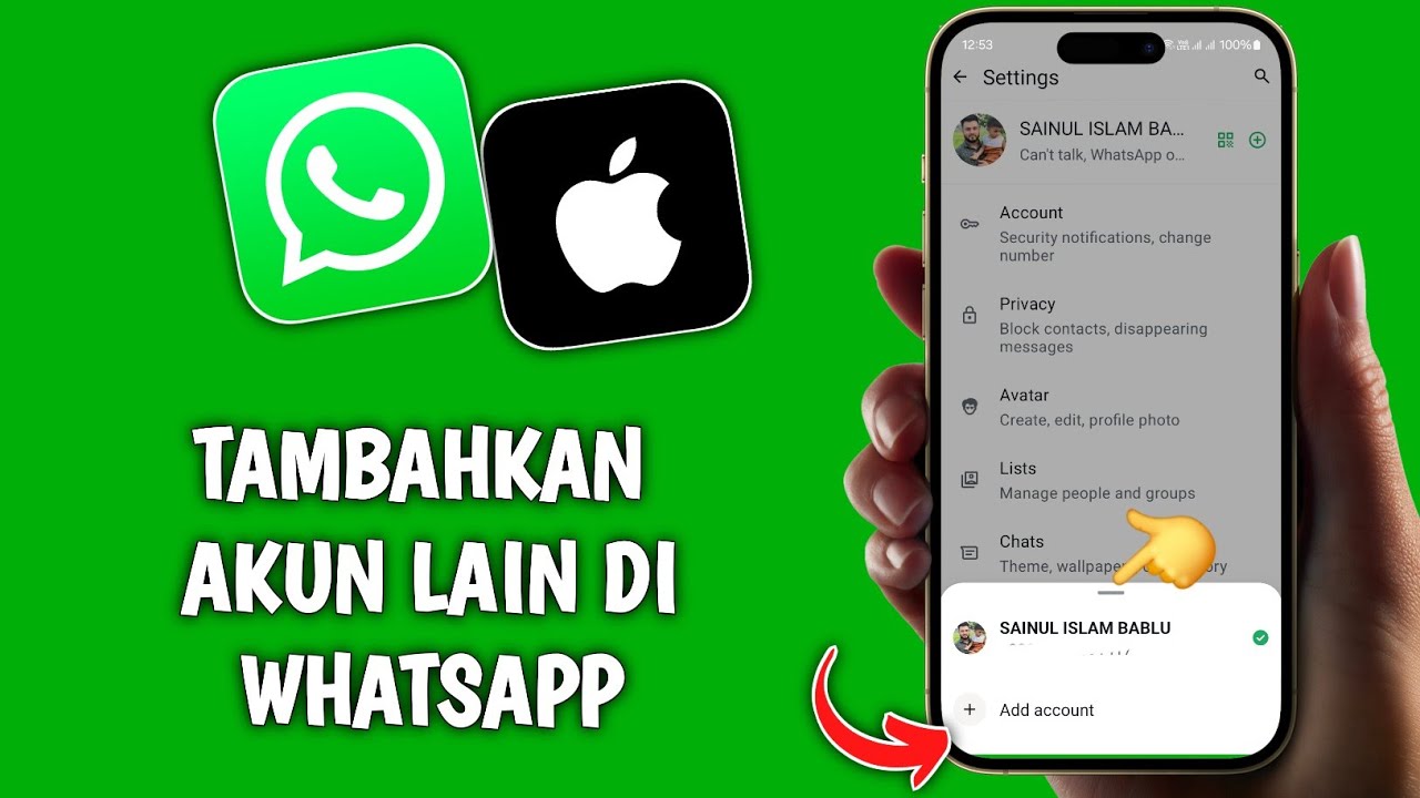 Cara Menambahkan Akun Lain ke WhatsApp di iPhone dan iOS