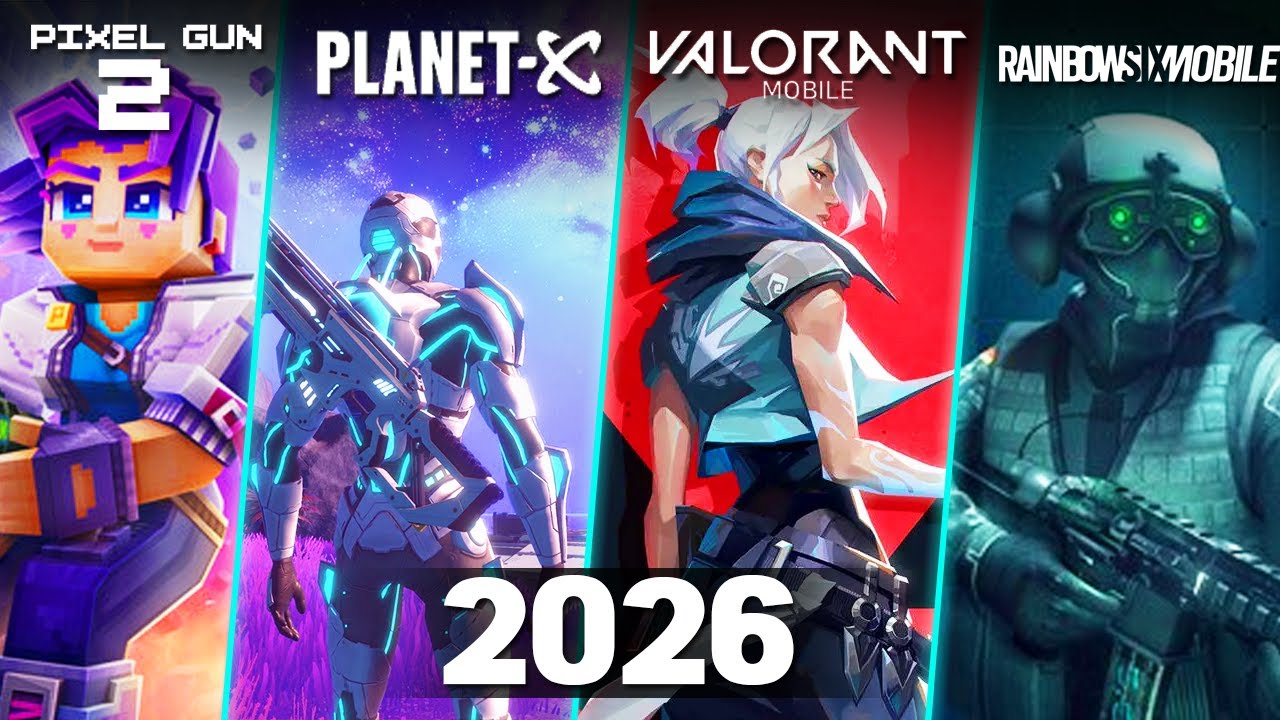 LOS 6 MEJORES NUEVOS SHOOTERS MOVILES que LLEGAN en 2026