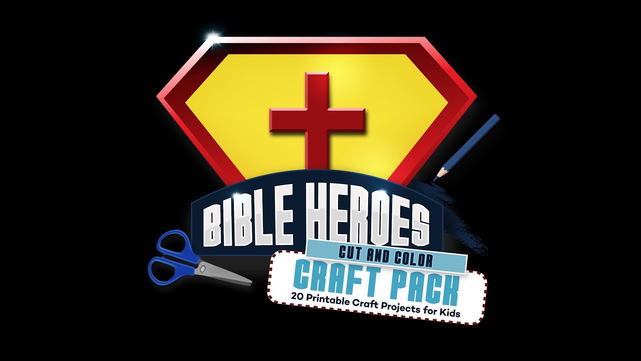 Cut & Color Bible Crafts [PRINTABLE TEMPLATES]