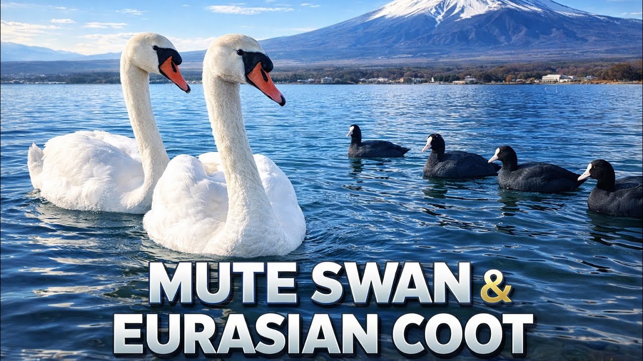 MUTE SWAN & EURASIAN COOT