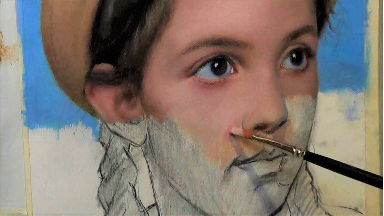 How to oil paint a portrait for beginners Painting technique tutorial Realistic portrait painting.
