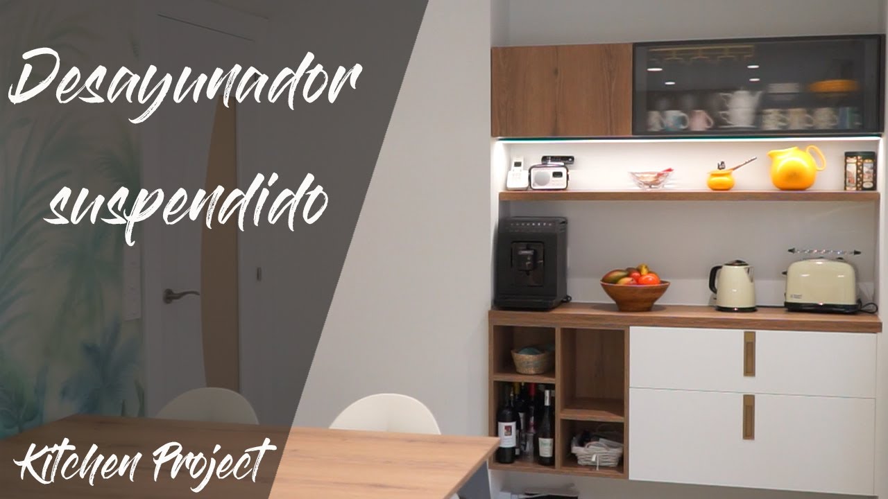 Cocina con office y desayunador