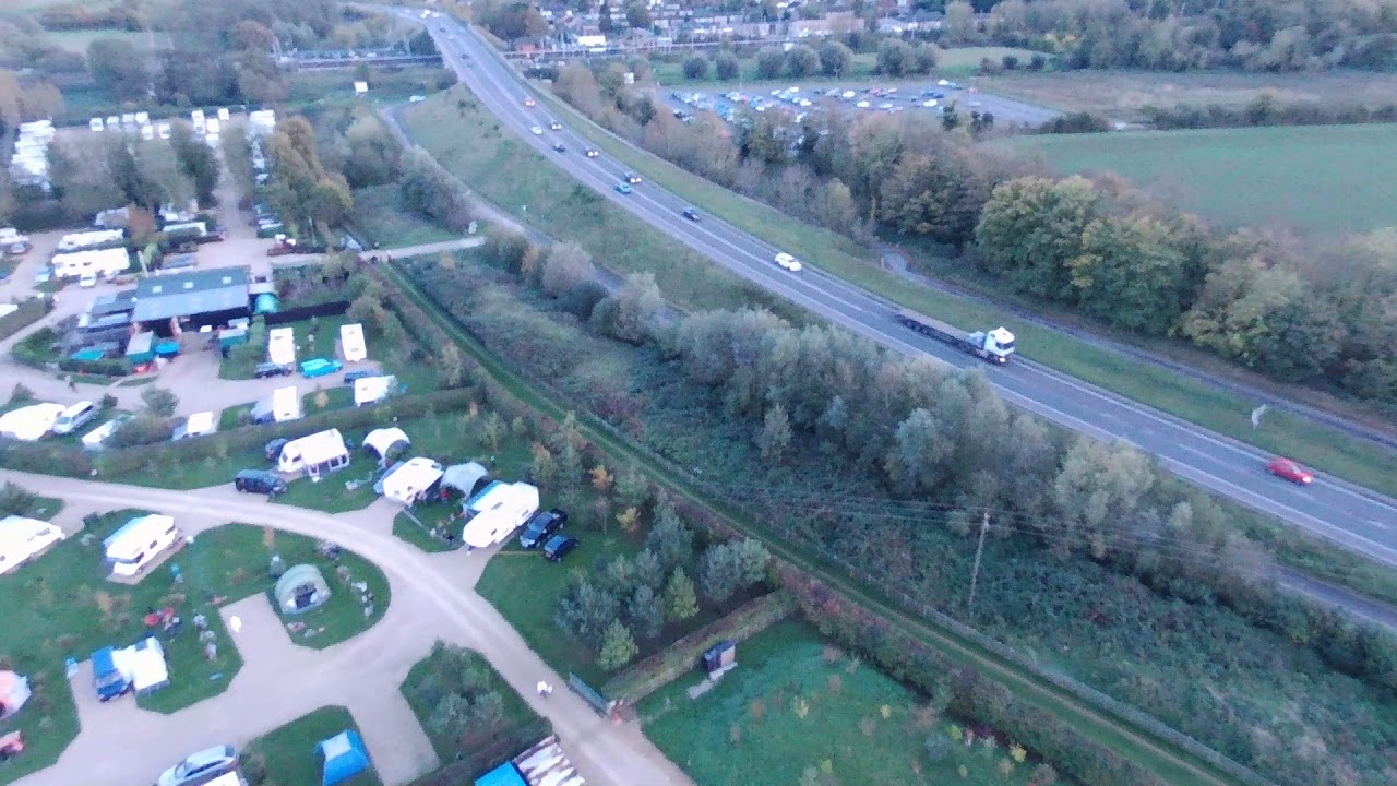Henlow Bridge Lakes 360 view @ 50m (Parrot Bebop)