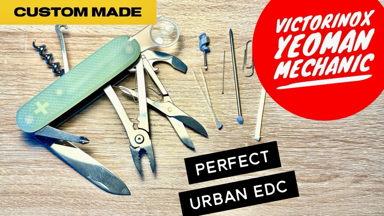 Идеальный EDC SAK? Мой собственный Yeoman Mechan! #swissarmyknife #everydaycarry #victorinox #kni...