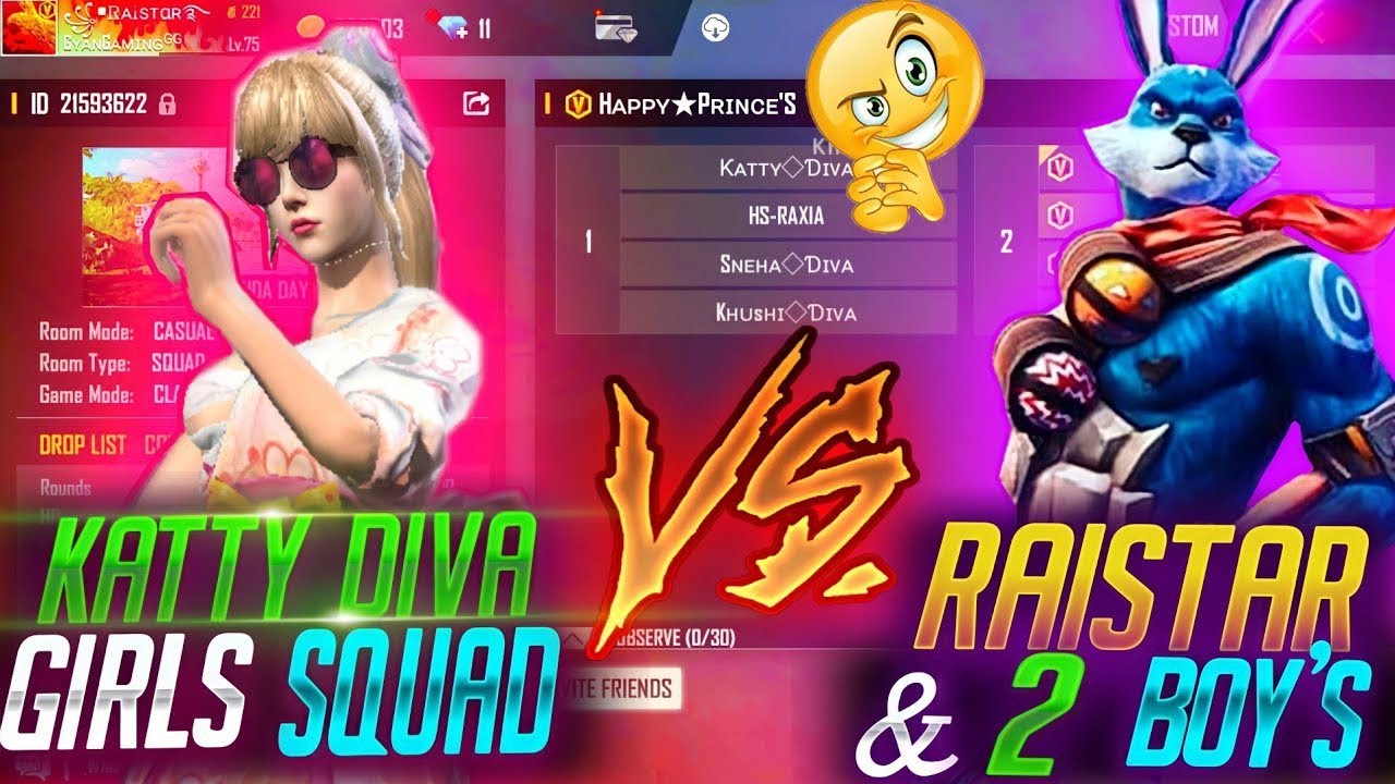 Raistar name change chalenge gone wrong || raistar, happy prince, sniper lord to Katty girl squad ||