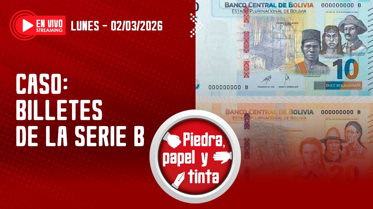 Billetes de la serie B - piedra, papel y tinta 02-03-26