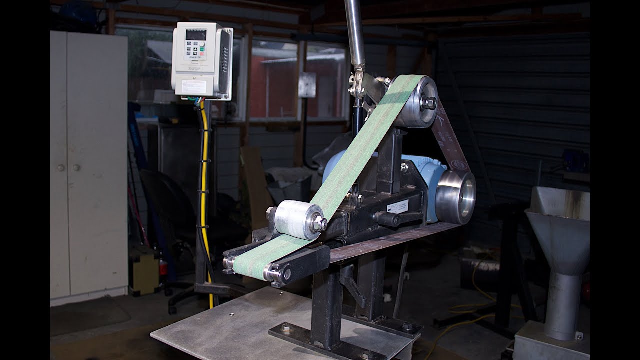 2 x 72 belt grinder, small wheel attachment, my build.