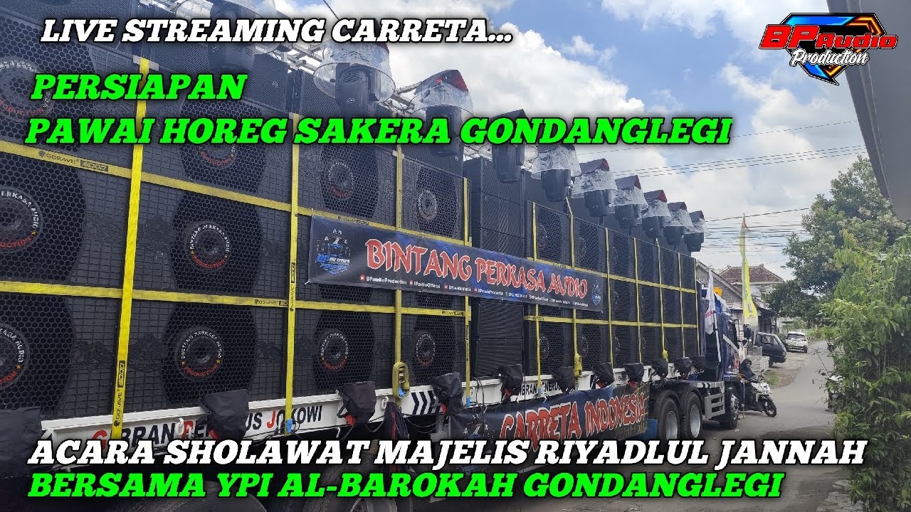 LIVE CARRETA PAWAI SAKERA SAYAP MAS ACARA SHOLAWAT RIYADLUL JANNAH YPI AL-BAROKAH GONDANGLEGI