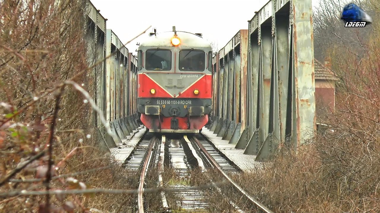 Fluieroasa 60-1151-9 Whistle Loko & Marfar CFR MARFĂ Freight Train in Defileul Crișului Negru Canyon
