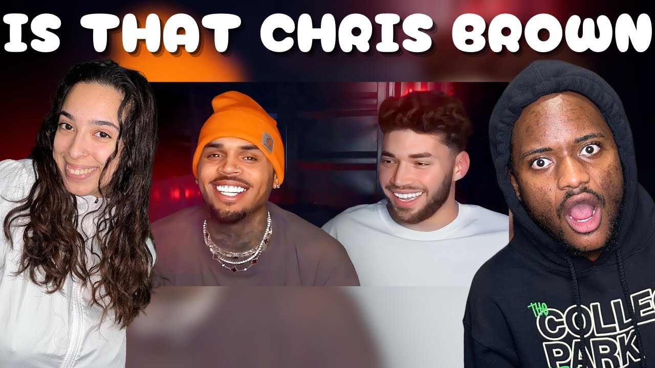 CHRIS BROWN COMES ON ADIN ROSS'S STREAM! REACTION