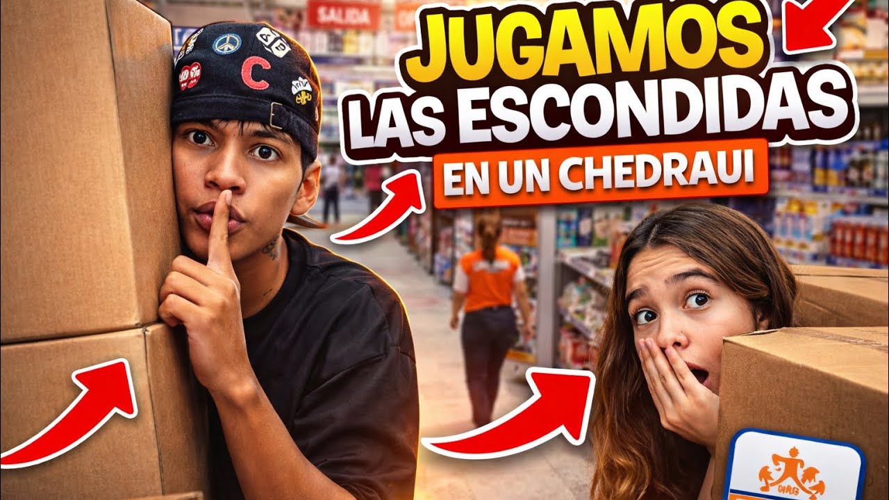 😱Se Jugamos a las ESCONDIDAS en unChedraui (CASI NOS SACAN)
