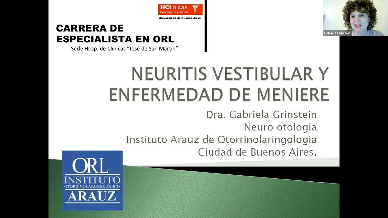 3/10/2023 - Neuritis Vestibular y Enfermedad de Meniere