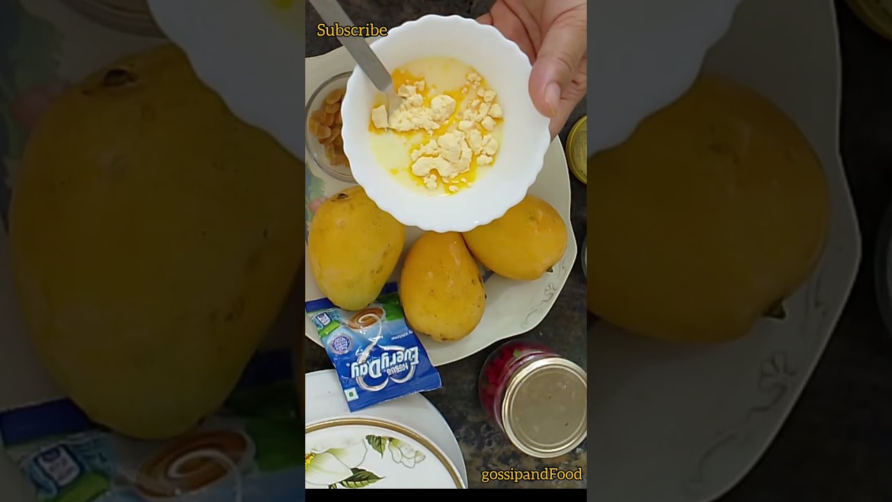 शाही mango 🥭 icecream घर की चीज़ों से बनाए ओर wah wah पाए 
