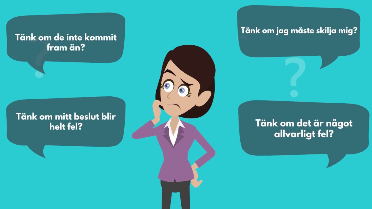 Generaliserat &aring;ngestsyndrom (GAD) | Pratamera.nu - KBT ONLINE!