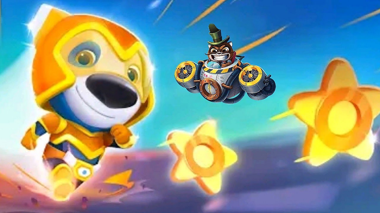 Talking Tom Hero Dash Light Speed event Sunbeam Hank unlocked vs Roy Raccoon Gameplay Android ios