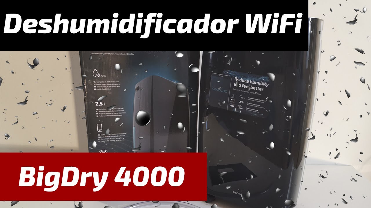 DESHUMIDIFICADOR Cecotec BigDry 4000 Expert 💦 ELIMINA LA HUMEDAD EN CASA