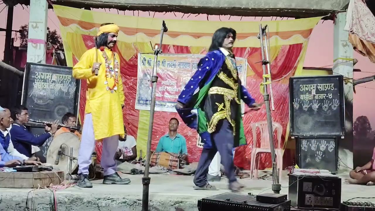 अल्हा रुदल नाच मटिहानी पार्टी # बाईस गाँजर के लडाई भाग-15