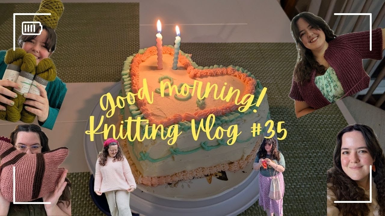 Угадайте, что?! Мне исполнилось 25 лет!!!! Видеоблог о вязании №35