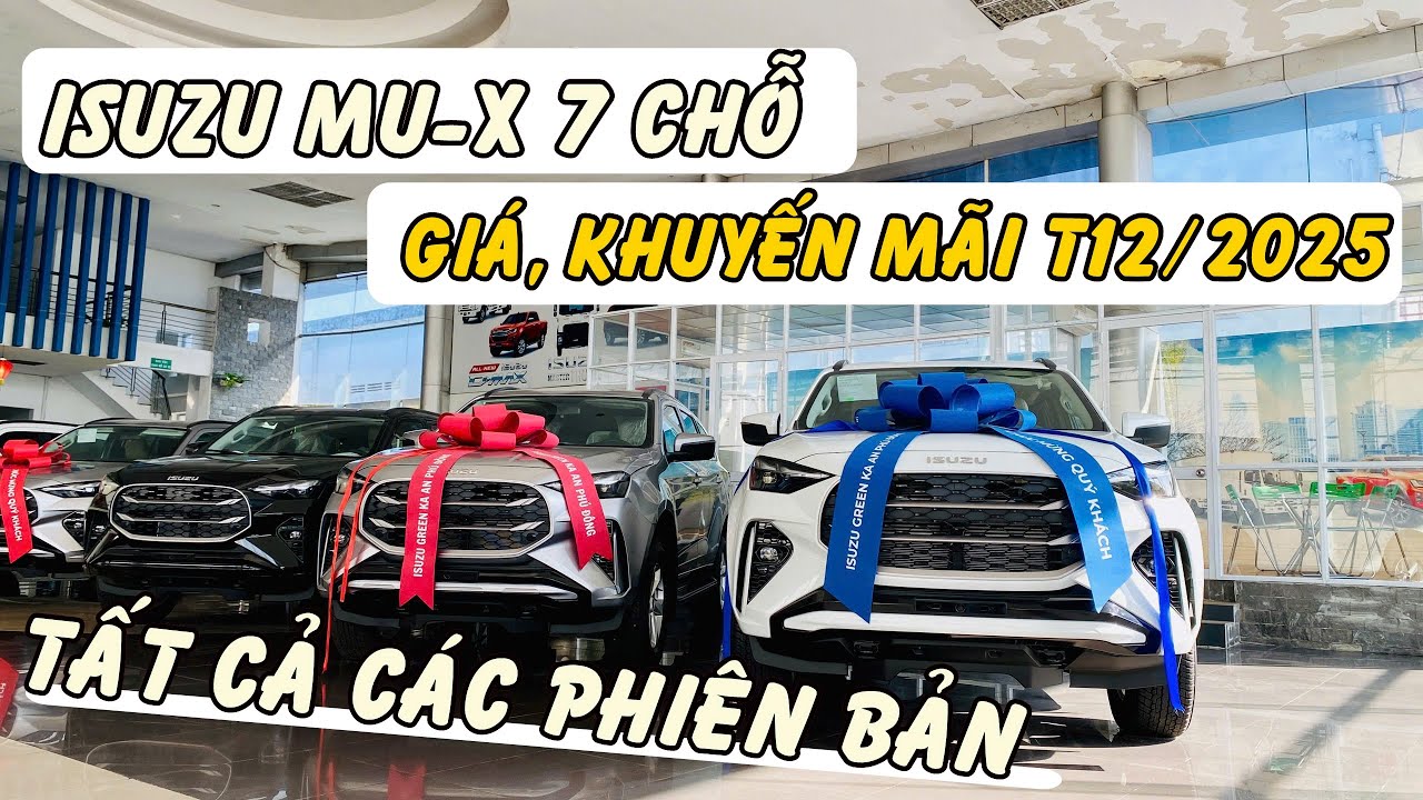 Xe 7 Chỗ ISUZU MUX 2025 | Bảng Giá xe 7 Chỗ Isuzu MUX 2025 | Khuyến mãi của Isuzu MUX 7 Chỗ 2025
