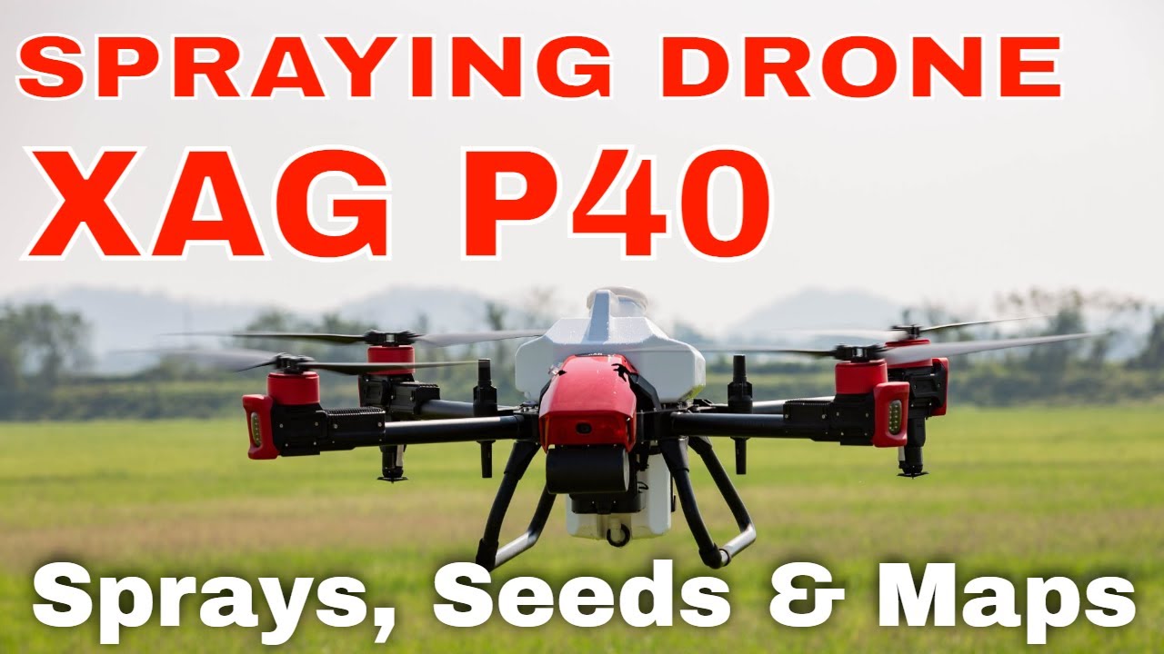 XAG P40 Large Crop Spraying Drone - Meet the Future of Agriculture!