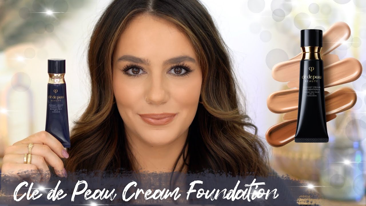 CLÉ DE PEAU - RADIANT CREAM FOUNDATION || Full Day Wear Test || Application + Review / Tania B Wells