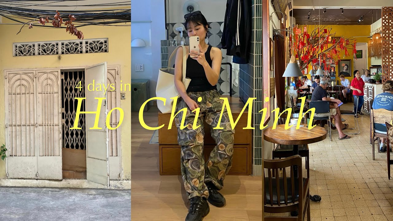 【vlog】ベトナム一人旅、美味しいものをたくさん食べる、カフェ巡り、建築、家みたいなホテルでのんびり過ごす
