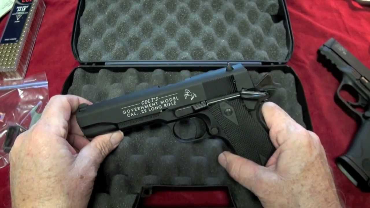 Стрельба из пистолета Colt 1911 A1 .22LR