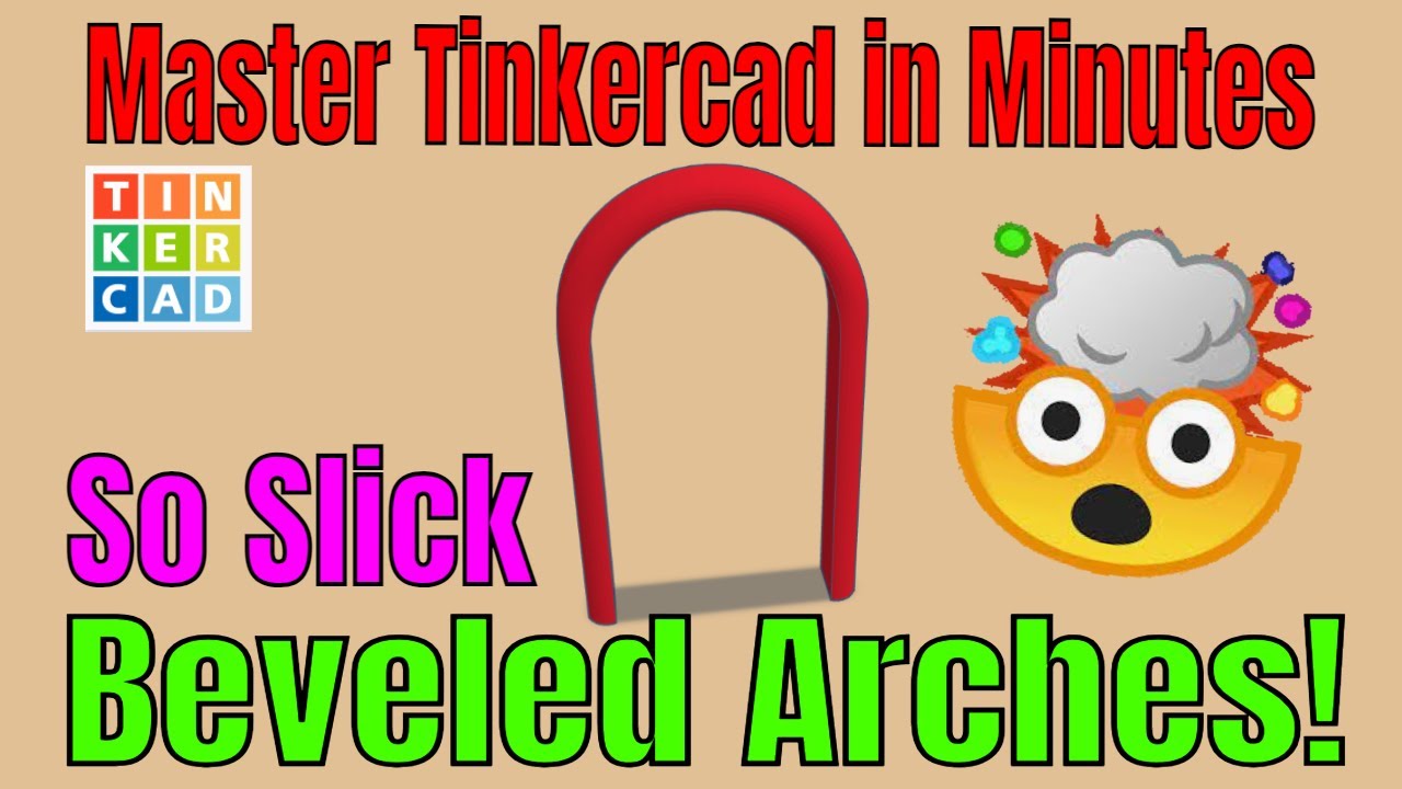 Как легко создать скошенные арки в Tinkercad