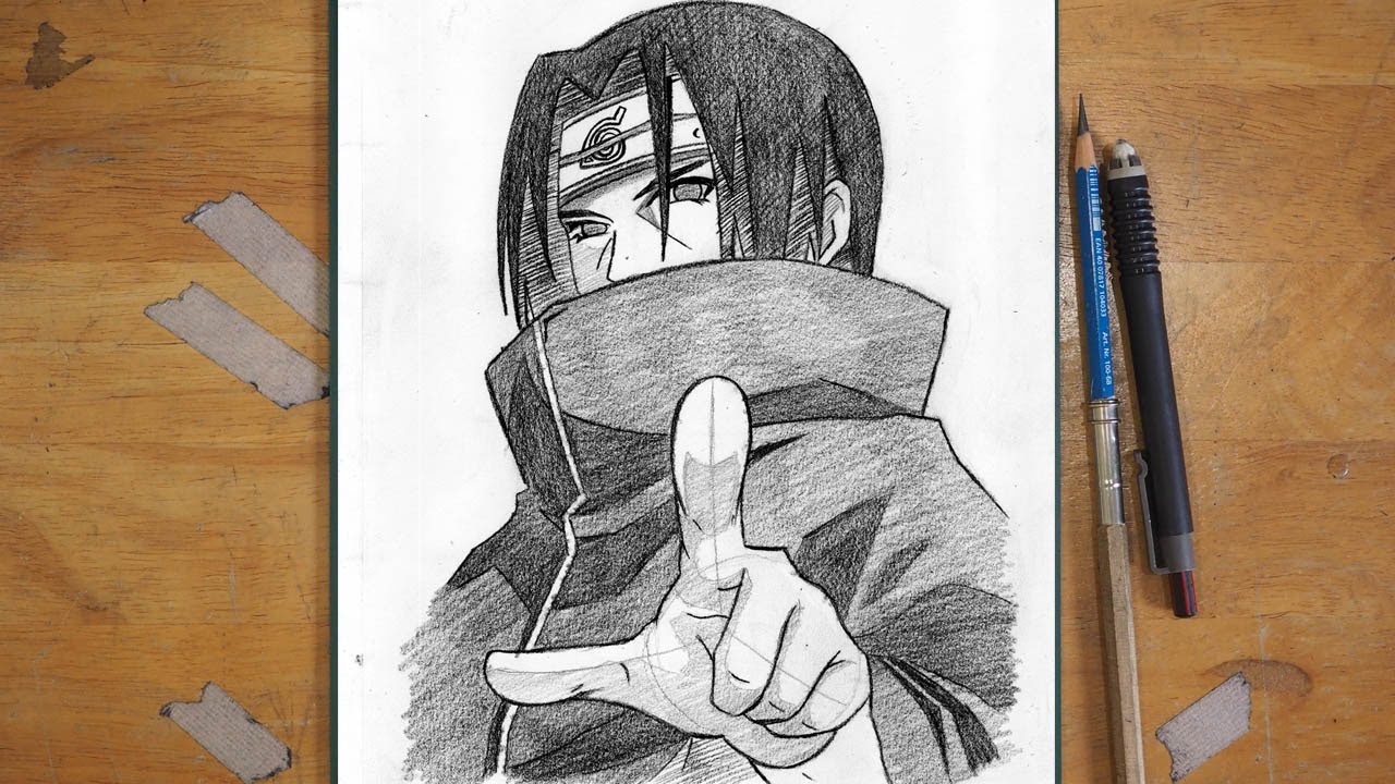 Anime Sketch | How to Draw Itachi Uchiha from Naruto Step-by-Step