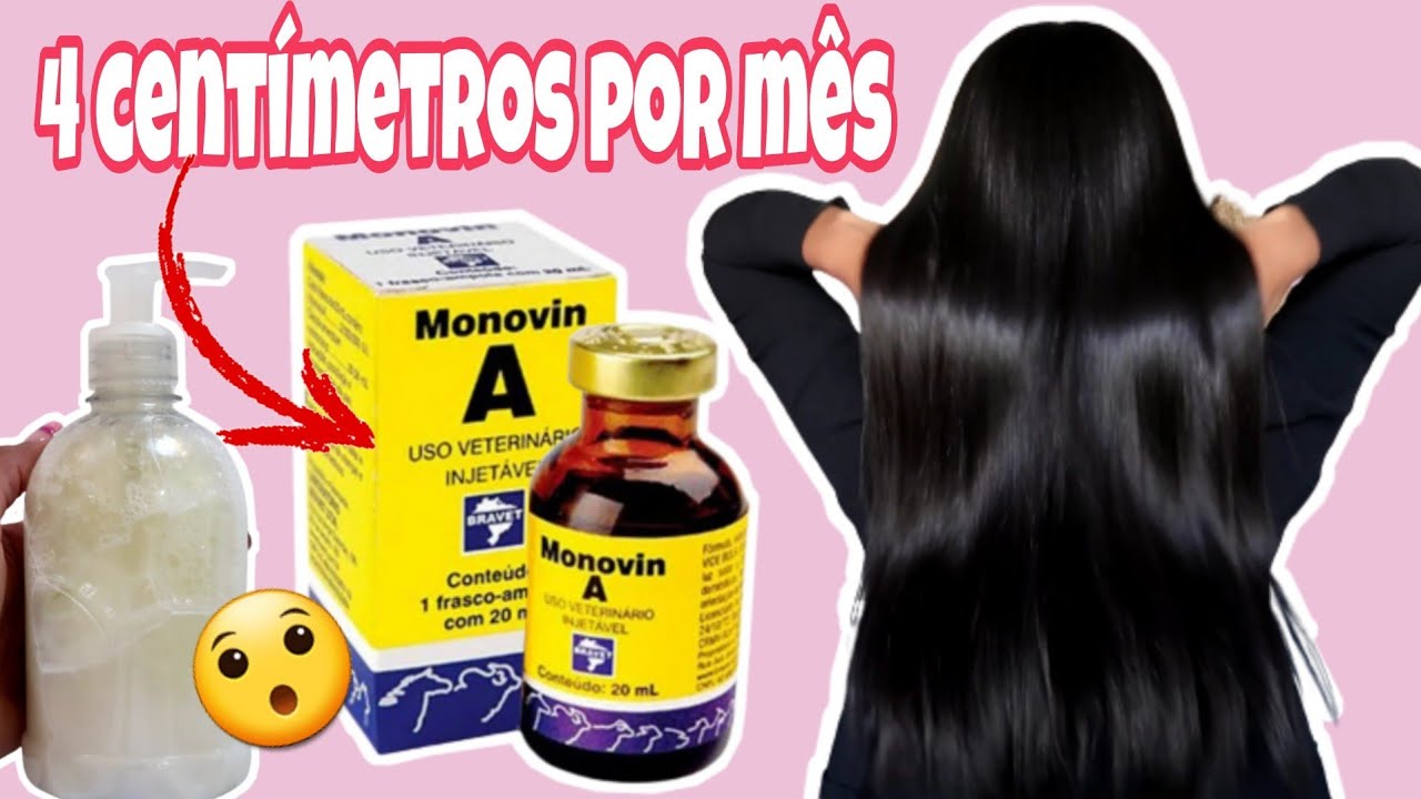 shampoo POTENTE que faz CRESCER MUITO CABELO e faz nascer fios novos!