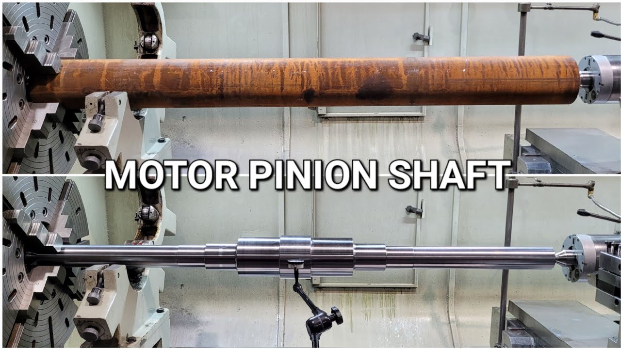 Motor Pinion Shaft | CNC Machine Shop | Hankook PROTEC-9NC