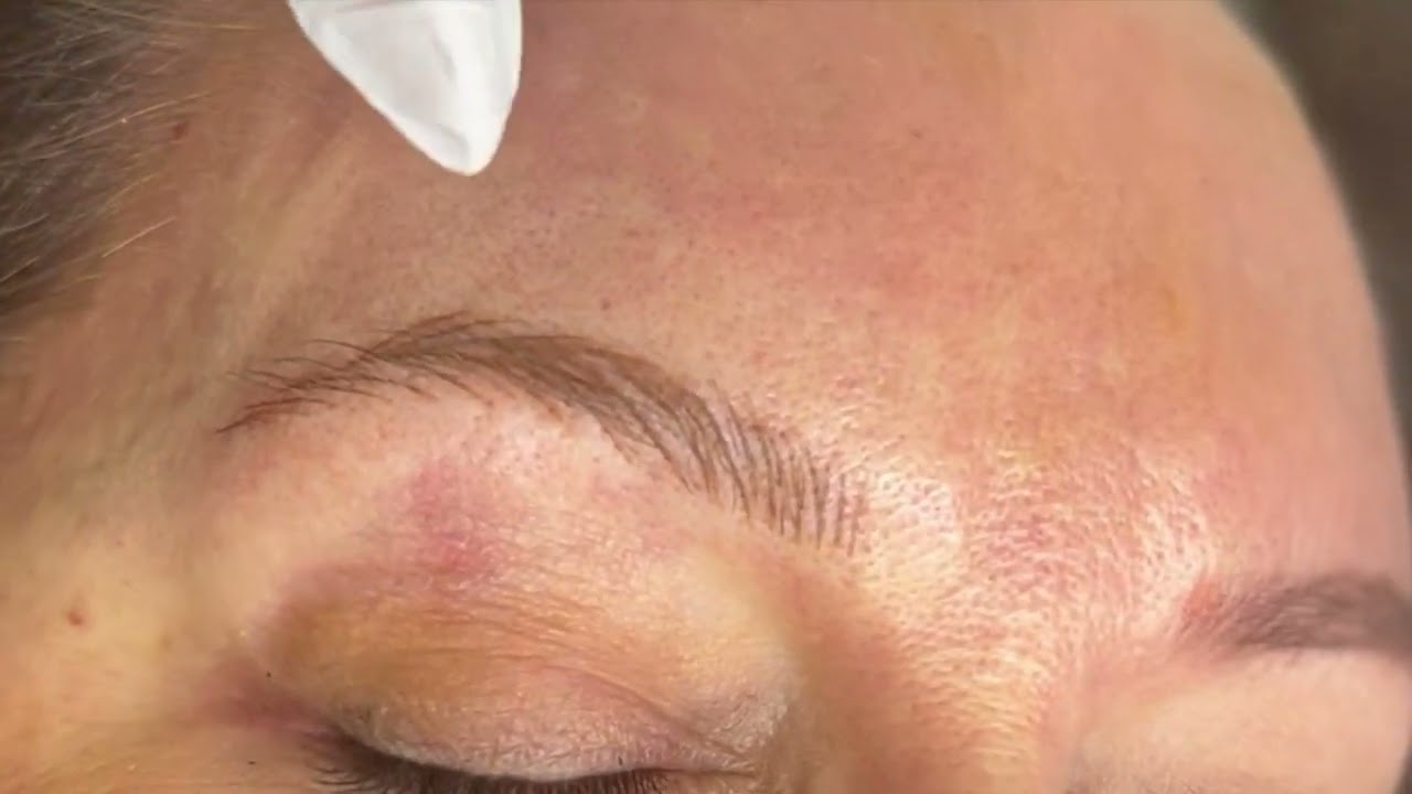 Nano Brow Machine hair-stroke  tutorial (Sneak Peak inside Nanobrow course)