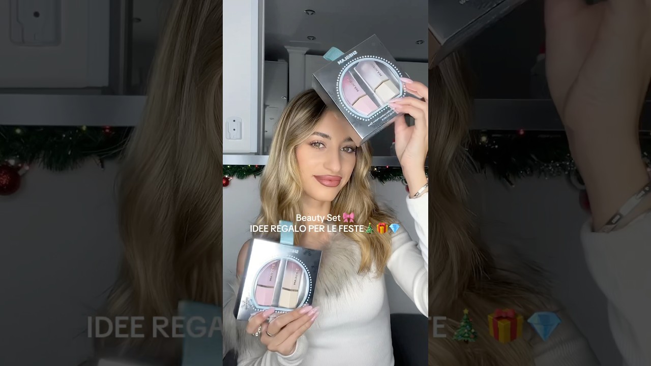 Che belli questi set blush e illuminante come regalo per le feste✨