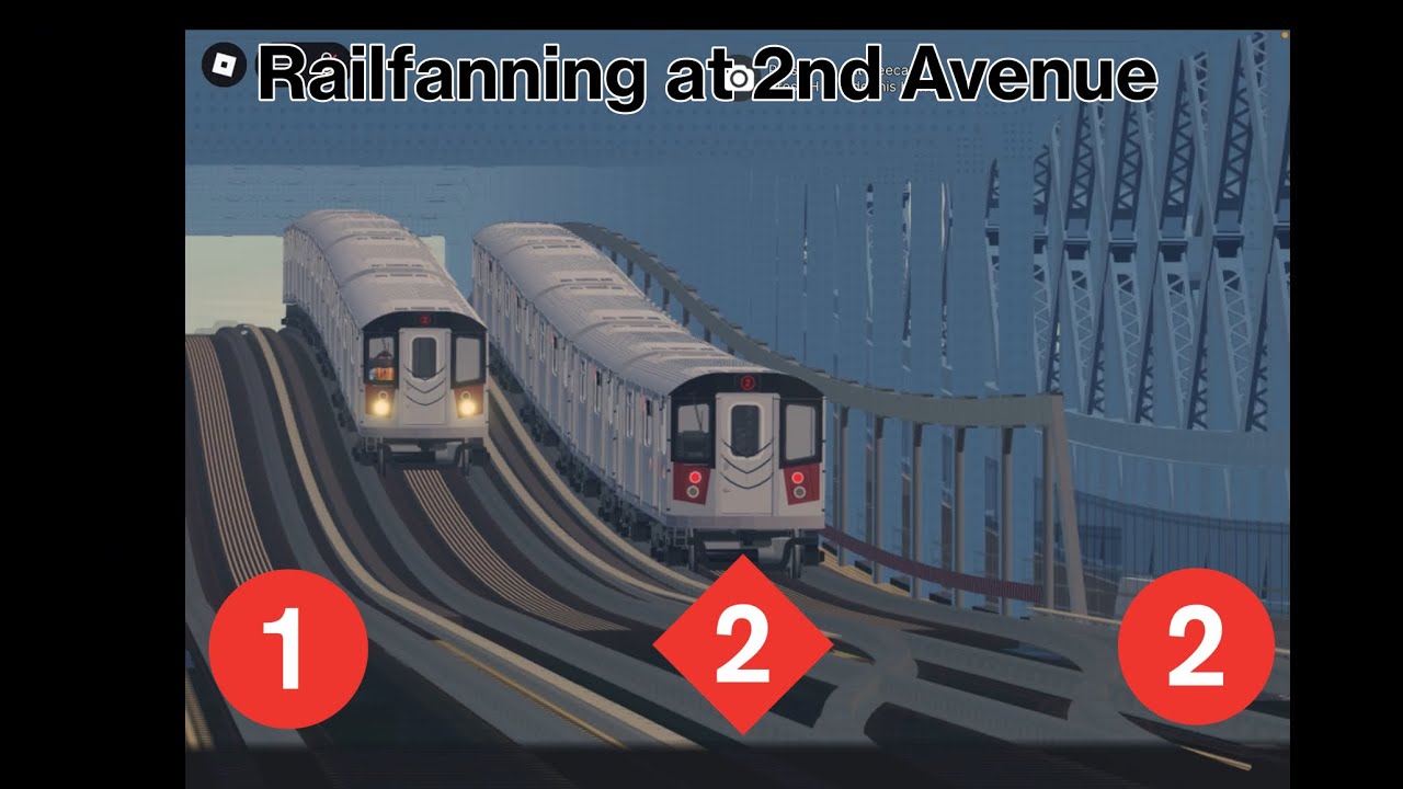 Roblox - NYC Subway: Automated || (1) Lcl and (2) Lcl/Exp Trains at 2nd Av (AM RUSH)