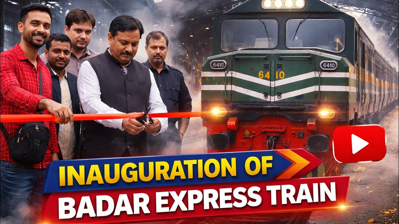 Inauguration of Badar Express under NCS private company Lahore to Faisalabad 